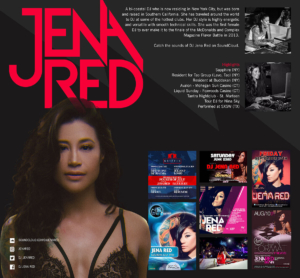 DJ Jena Red Press Kit